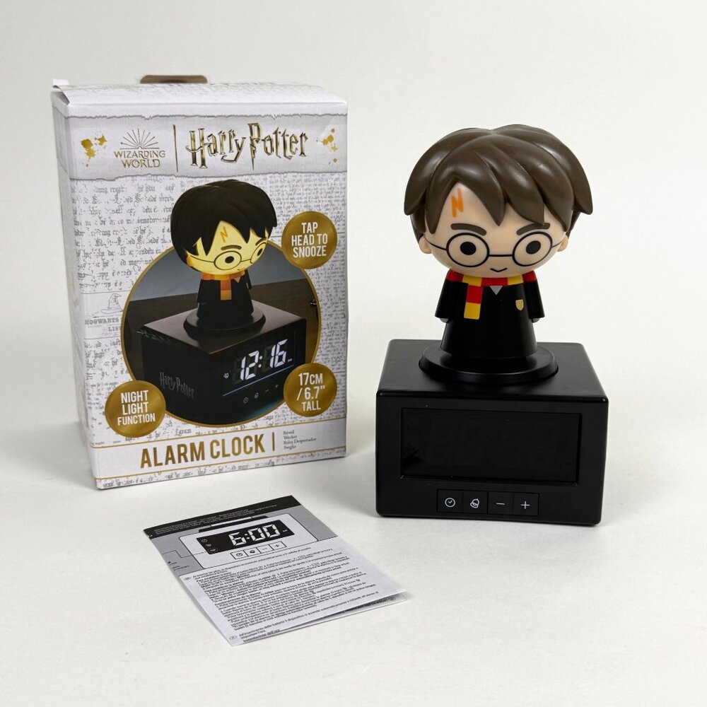 Paladone Harry Potter Digital Alarm Clock Night Light Room Decor